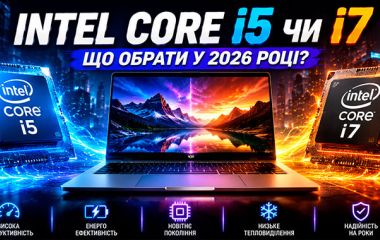 Intel Core i5 или i7 — какой процессор выбрать для ноутбука в 2026 году?
