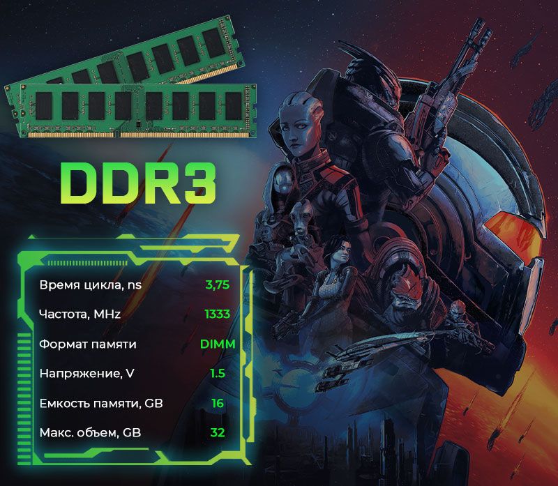 DDR3 8GB 1333MHz