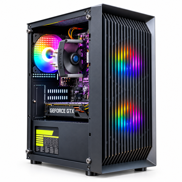 Мощный Игровой Компьютер + Монитор 27 КРУЧЕ чем Intel i7 14 ЯДЕР + GTX 1070TI 8GB SSD M.2 +Клавиатура +Мышка (STORM X12)
