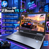  Ігровий Ноутбук HP Zbook 15 G5 15.6" FHD IPS i7 8850H Quadro P1000 16GB 512GB SSD (БУ)