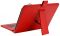  Универсальный Чехол с КЛАВИАТУРОЙ 10 RED (10.1, 9.7, 9.6) micro USB, РУССКИЕ БУКВЫ
