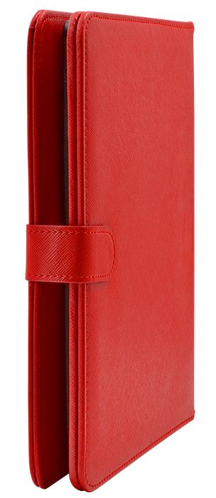  Универсальный Чехол с КЛАВИАТУРОЙ 10 RED (10.1, 9.7, 9.6) micro USB, РУССКИЕ БУКВЫ