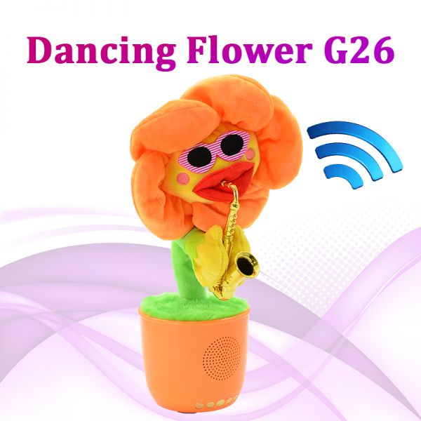 АКЦИЯ! Портативная bluetooth колонка Dancing Flower G26