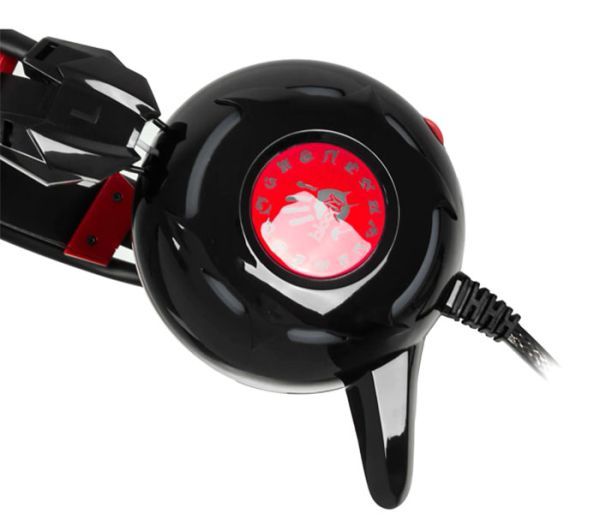 Игровые наушники проводные с микрофоном A4Tech Bloody G300 Black/Red