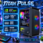 Мощный Игровой компьютер   Intel 4 ЯДРА + GTX 1060 16GB DDR4 + WiFi + Windows 10 (Titan Pulse)