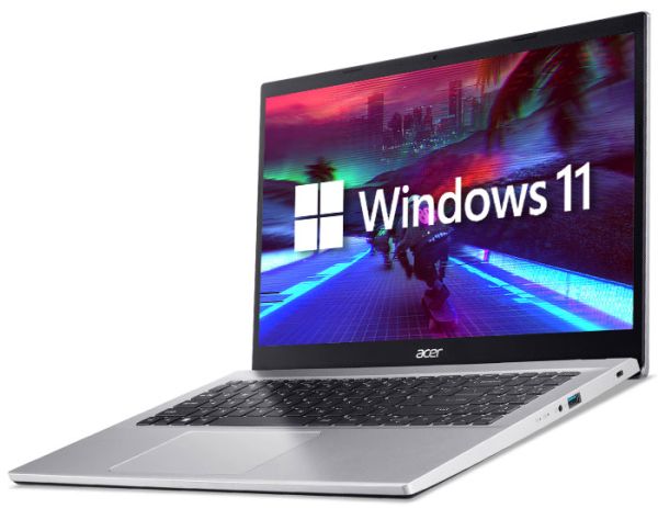 Новый ноутбук Acer Aspire 3 A315-59-36JH Pure Silver 15.6" HD Ready IPS Intel Core i3-1215U 8GB 512GB SSD
