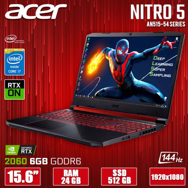 БУ ноутбук Acer Nitro 5 AN515-54 15.6'' FHD IPS 144Гц i7-9750H RTX 2060 6GB + SSD