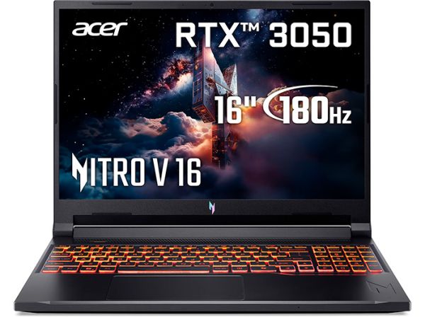 Новый ноутбук Acer Nitro V 16 AI ANV16-42 Shale Black 16" 180 Гц WUXGA IPS AMD Ryzen 5 240 Nvidia RTX 3050 6GB 16GB DDR5 + SSD