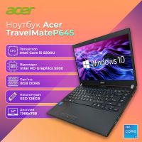БУ Ноутбук Acer TravelMate P645 14'' HD Ready IPS i5 5200U 8GB 128GB SSD
