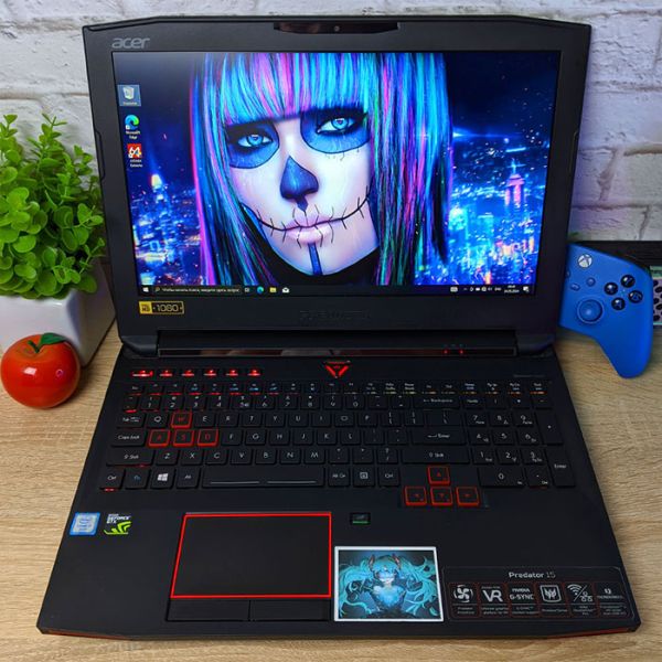 Крутой Мощный Игровой ноутбук Acer Predator 15 G9-593 N15P3 15.6" i7 6700HQ Nvidia GTX 1060 6GB 16GB + SSD