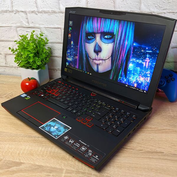 Крутой Мощный Игровой ноутбук Acer Predator 15 G9-593 N15P3 15.6" i7 6700HQ Nvidia GTX 1060 6GB 16GB + SSD