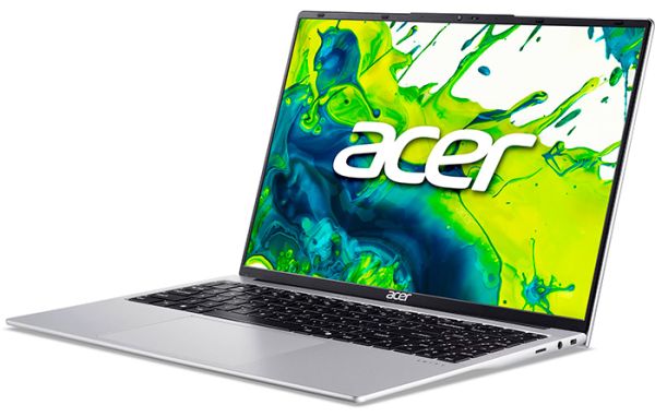 Новый ноутбук Acer Swift Lite 16 SFL16-31P Silver 16" FHD IPS Core 3 - N355 8GB 512GB SSD