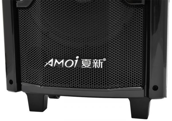 (Уценка)Супер Громкая беспроводная Bluetooth колонка-чемодан AMOi cv-360s  пульт ДУ микрофон