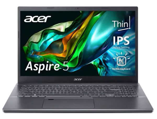 Мощный ноутбук Acer Aspire 5 A515-57 Steel Gray 15.6" i7 12650H 16GB + 512GB SSD