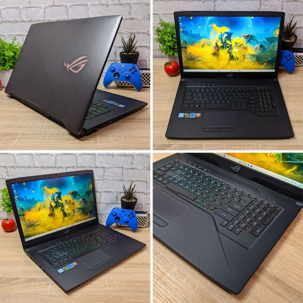 Мощный Геймерский ноутбук Asus ROG Strix Scar GL703GM 17.3" i7 8750H Nvidia GTX 1060 6GB 16GB + SSD