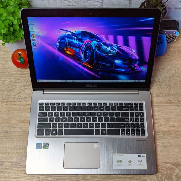 Мощный Геймерский ноутбук ASUS VivoBook Pro N580V Silver 15.6" touch i7 7700HQ Nvidia GTX 1050 4GB 16GB + SSD