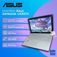 БУ Ноутбук Asus Zenbook UX501V 15.6'' Touch 4K IPS i7 6700HQ GTX 960M 2GB 8GB 256GB SSD