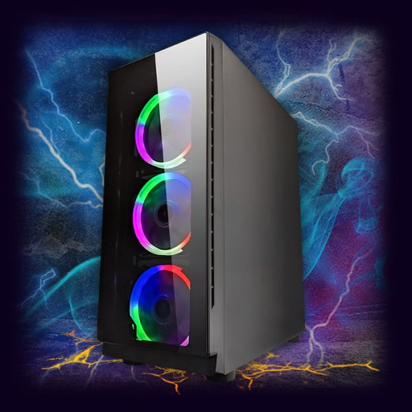 ИГРОВАЯ сборка "ZEVS PC 9610U" | RX 570 8GB | AMD Ryzen 5 6 ядер |SSD M.2 | Wi-Fi | WIN11