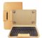 Универсальный Чехол с Bluetooth КЛАВИАТУРОЙ 10 (10.1, 9.7, 9.6) micro USB Gold