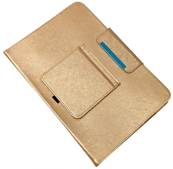 Универсальный Чехол с Bluetooth КЛАВИАТУРОЙ 10 (10.1, 9.7, 9.6) micro USB Gold
