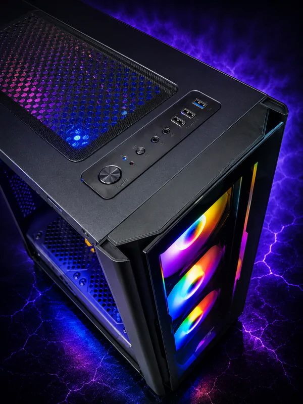 Игровой компьютер + Монитор 27" RYZEN 5 6 ядер + RTX 3060 +16GB DDR4+SSD M.2 +Клавиатура +Мышка(ZEVS PC13580U)