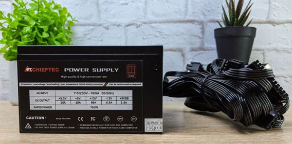 Блок питания Chieftec Power Supply 750W 80Plus Bronze