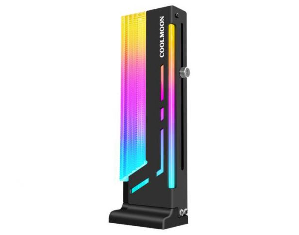 Держатель для видеокарты Coolmoon CM-GH2 ARGB Black