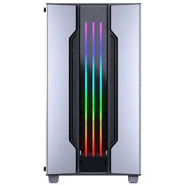 Корпус Cougar Gemini M Trelux RGB Tempered Glass без БП Silver