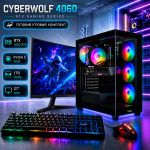 Игровой ПК CyberWolf 4060 | Ryzen 5 5600 | RTX 4060 8GB | 16GB DDR4  |SSD 1ТB | Монитор 27 QHD 165Hz