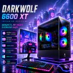 ИГРОВАЯ сборка "DarkWolf 6600 XT" | RX 6600 XT 8GB | AMD Ryzen 5 5600 |SSD M.2 | Wi-Fi | WIN11 | Монитор LED IPS 27"| Игровой набор