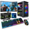 Мощный Игровой Компьютер + Монитор 27 КРУЧЕ чем Intel i7 14 ЯДЕР + GTX 1070TI 8GB SSD M.2 +Клавиатура +Мышка (STORM X12)