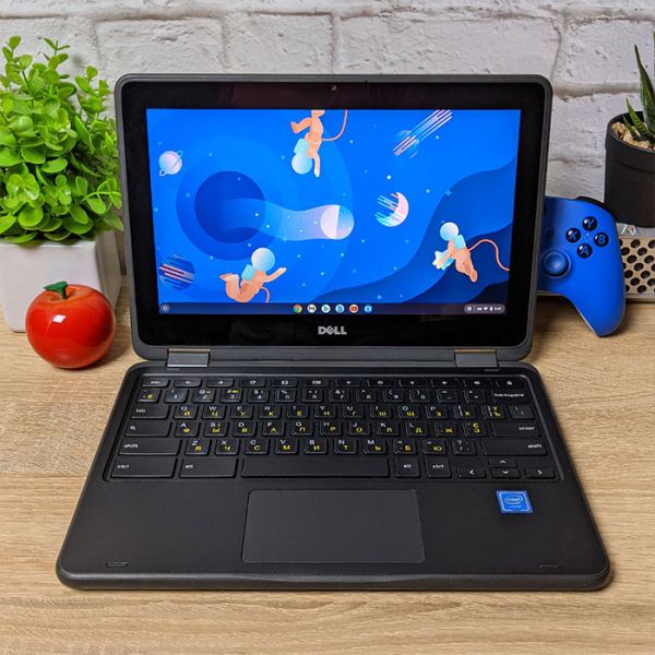 Современный Ноутбук - ультрабук Dell Chromebook 11 3189 11.6" Touch Screen 64GB + Google Play + стилус в подарок