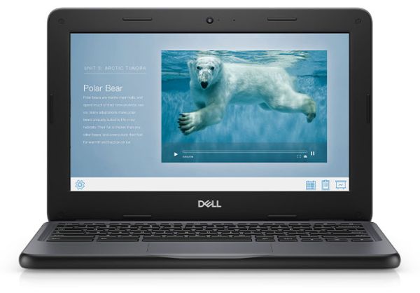 Современный Ноутбук - ультрабук DELL Chromebook 3100 11.6" Touchscreen Intel Celeron N4020 32GB+ Google Play