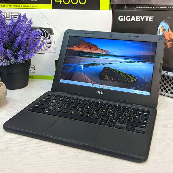 Современный Ноутбук - ультрабук DELL Chromebook 3100 11.6" Touchscreen Intel Celeron N4020 32GB+ Google Play