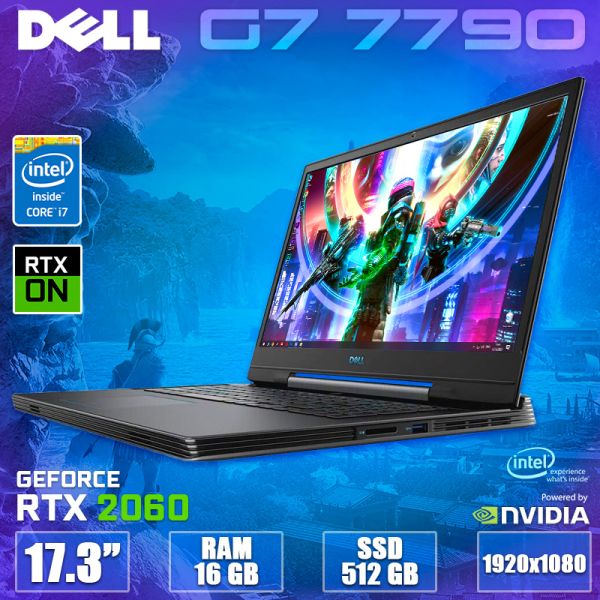 Мощный Игровой ноутбук DELL G7 7790 17.3" i7 9750H RTX 2060 6GB 16GB RAM +SSD
