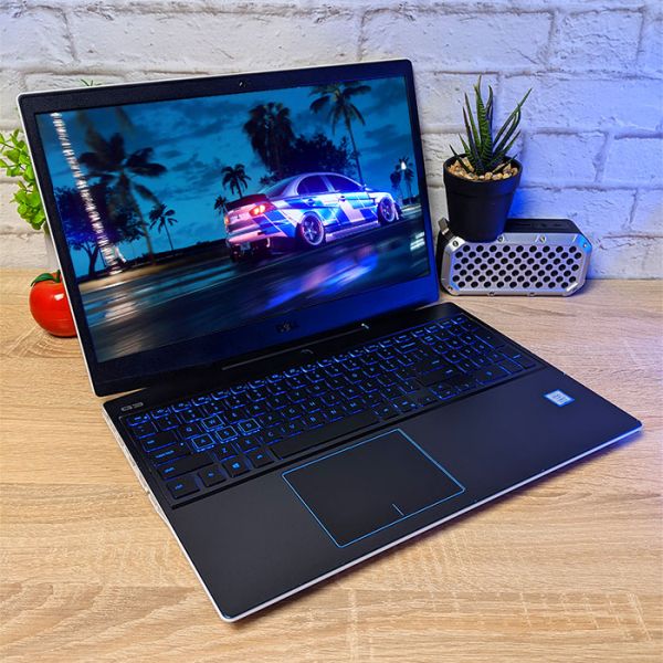 Мощный ноутбук DELL Inspiron G3 15 3590 (P89F White) 15.6" i7 9750H GTX 1660Ti 6GB Max-Q 16GB +SSD+ новая батарея