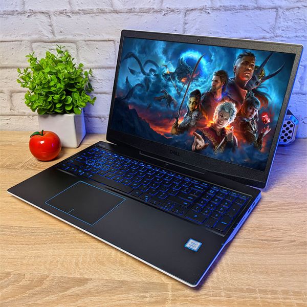 Мощный ноутбук DELL Inspiron G3 15 3590 (P89F White) 15.6" i7 9750H GTX 1660Ti 6GB Max-Q 16GB +SSD+ новая батарея