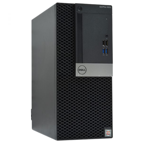 Офисный Мощный ПК + Монитор 22'' RYZEN 5 PRO 8x3.7GHz R7 450 SSD Win10 + Клавиатура + Мышка (PC Dell Optiplex 5055L)