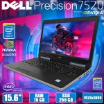 БУ Ноутбук Dell Precision 7520 15.6" FHD IPS i7 7820HQ Nvidia Quadro M1200 4GB 16GB + SSD