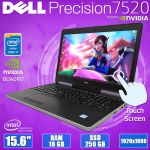 БУ Ноутбук Dell Precision 7520 15.6" FHD IPS Touch i7 7820HQ Nvidia Quadro M1200 4GB 16GB + SSD