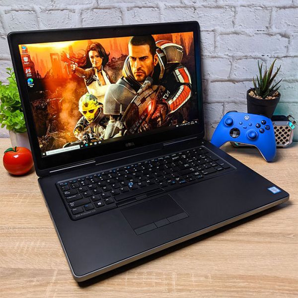 БУ Ноутбук Dell Precision 7710/7720 17.3" FHD IPS i7 6920HQ Nvidia Quadro M1200M 16GB 512GB SSD