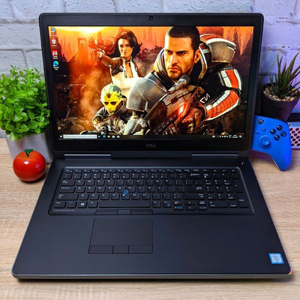 БУ Ноутбук Dell Precision 7710/7720 17.3" FHD IPS i7 6920HQ Nvidia Quadro M1200M 16GB 512GB SSD