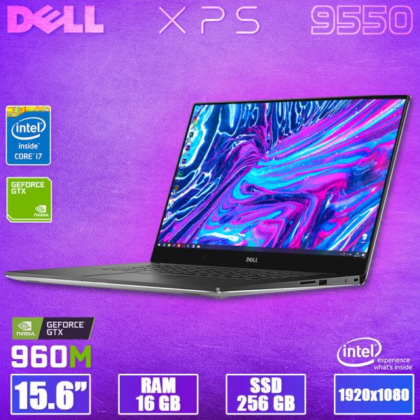 БУ ноутбук Dell XPS 15 9550 15.6" FHD IPS i7 6700HQ Nvidia GTX 960M 2GB 16GB RAM 256GB SSD