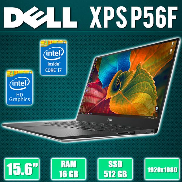 БУ ноутбук DELL XPS P56F 15.6" FHD IPS i7 8750H GTX 1050TI max-q 16GB RAM 512GB SSD