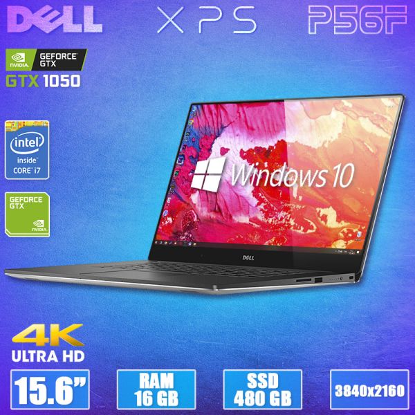 Уценка БУ ноутбук Dell XPS P56F 15.6" 4K Touch Screen IPS i7 7700HQ Nvidia GTX 1050 4GB 16GB RAM 480GB SSD