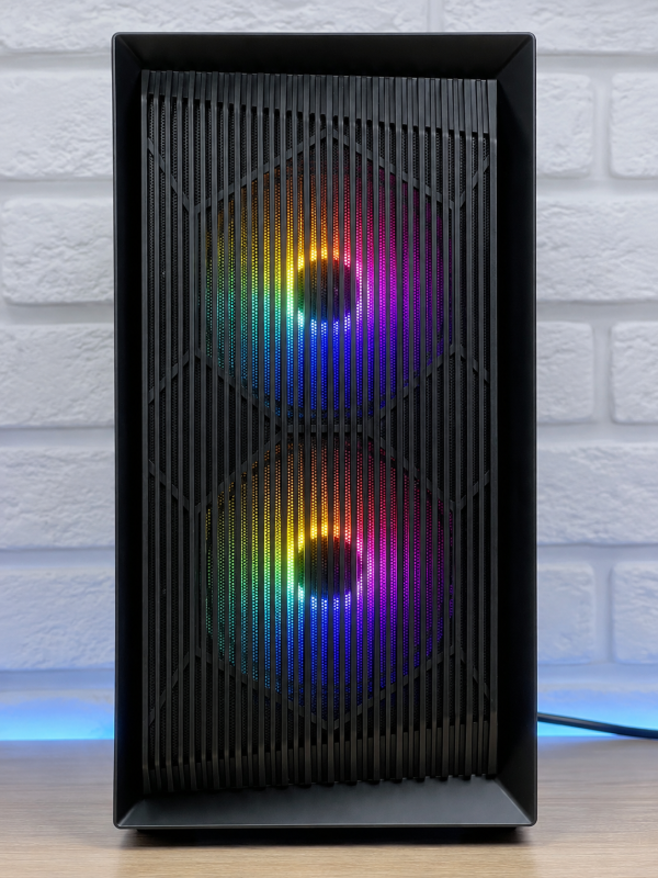 ИГРОВОЙ ПК ATOMIC FORCE |GTX 1660S 6GB | AMD Ryzen 5 1600 |SSD M.2 | Wi-Fi | WIN11| Монитор LED IPS 24"| Игровой набор