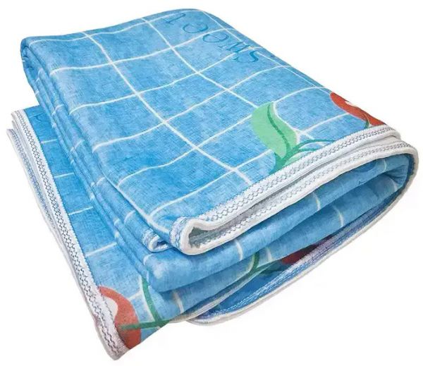 Электропростынь Electric Blanket 150х160см в клеточку Вишня