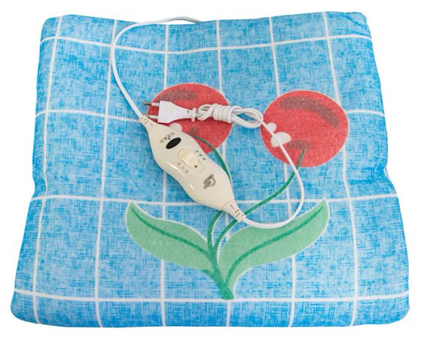 Электропростынь Electric Blanket 150х160см в клеточку Вишня