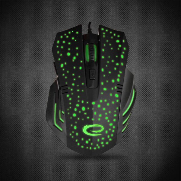 Мышь Esperanza MX212 Galaxy USB Black-Green