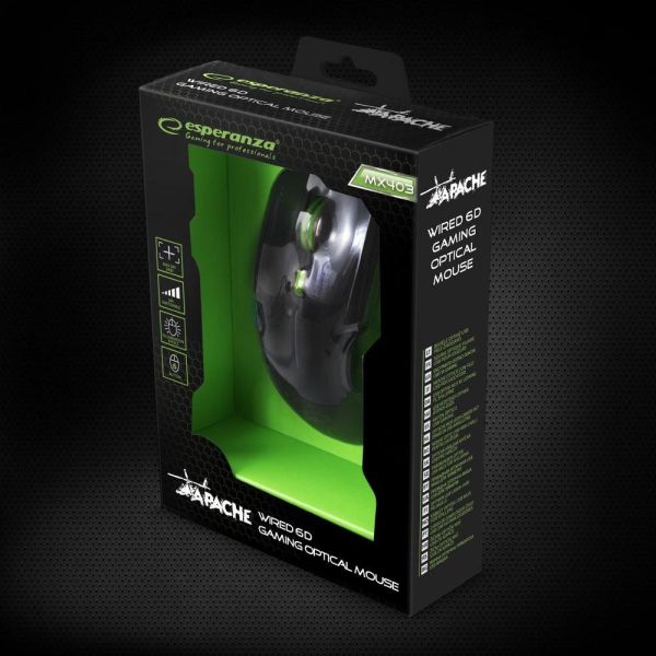 Мышь Esperanza MX403 Apache green